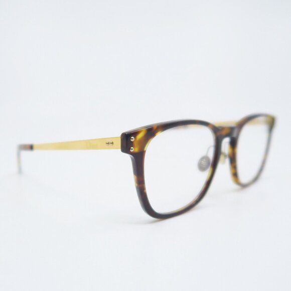 Dior Exquise04 086 Havana and Gold New Square Eyeglasses Frames. - Picture 3 of 10